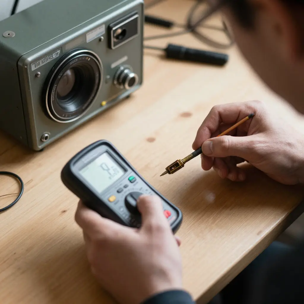 Reparation av vintage elektronik